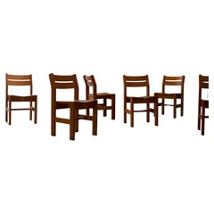 1980er Jahre, Stühle aus Les Arcs, hergestellt von Maison Regain