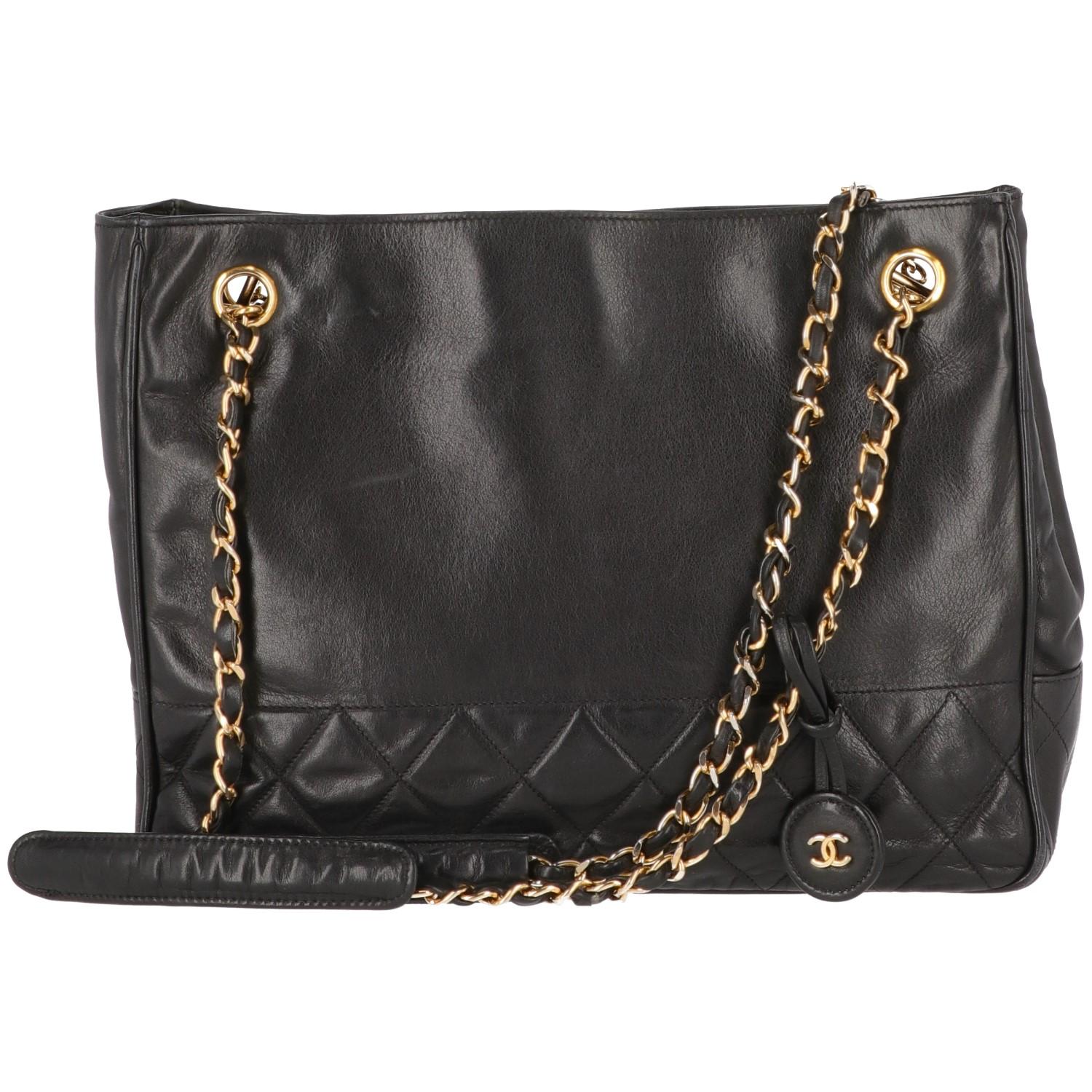 1980s Chanel Black Vintage Bag 9