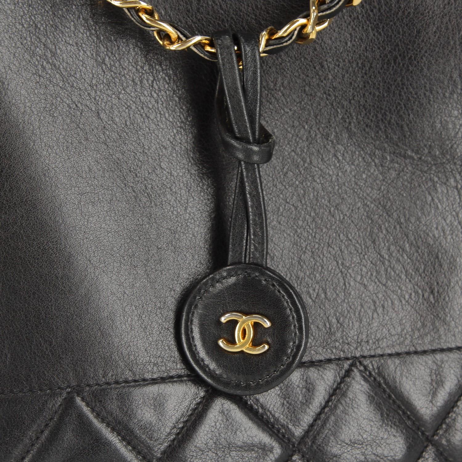 Women's 1980s Chanel Black Vintage Bag