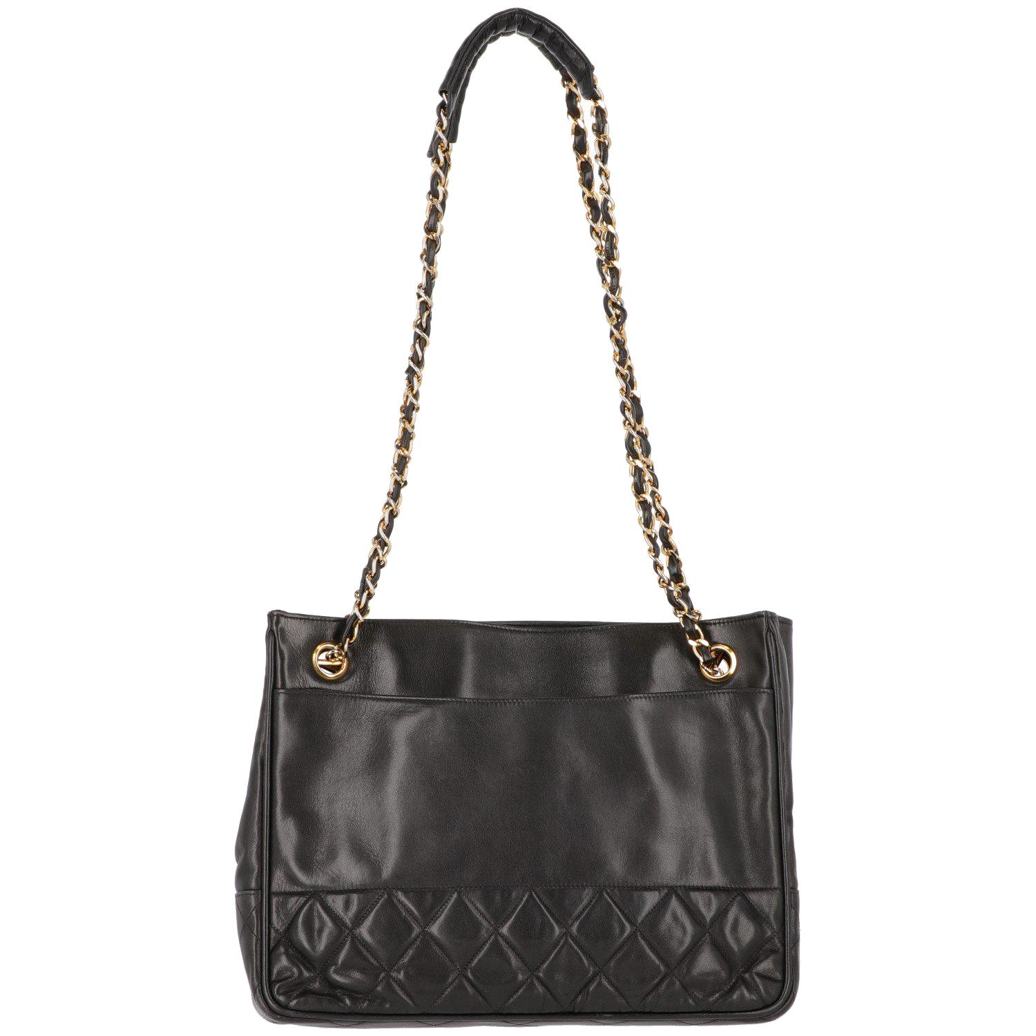 1980s Chanel Black Vintage Bag