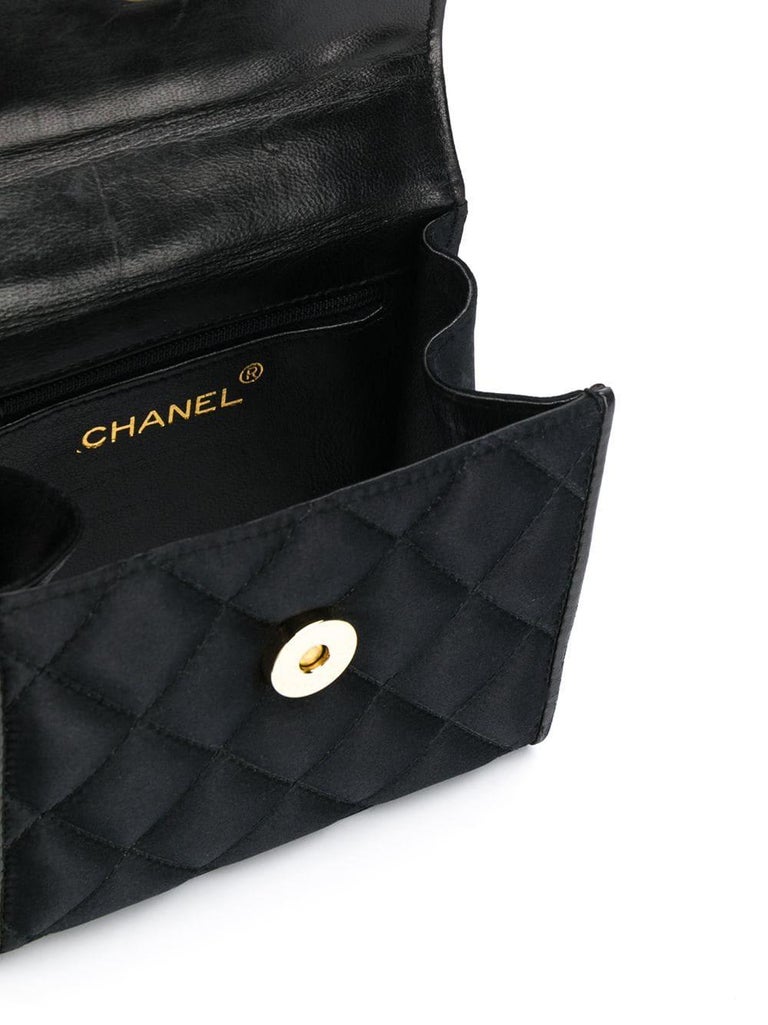 1980s Chanel Black Vintage Small Bag at 1stDibs
