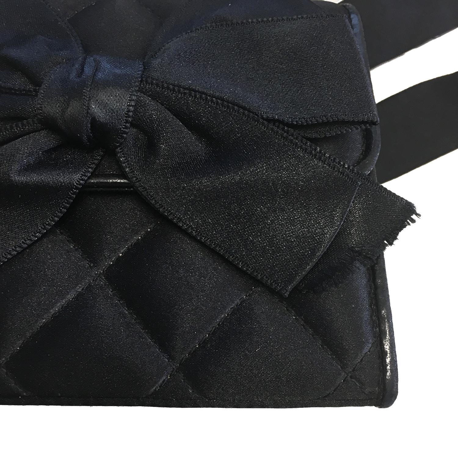 1980s Chanel Black Vintage Small Bag  1
