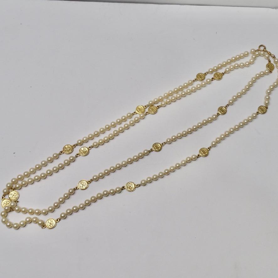 extra long pearl necklace