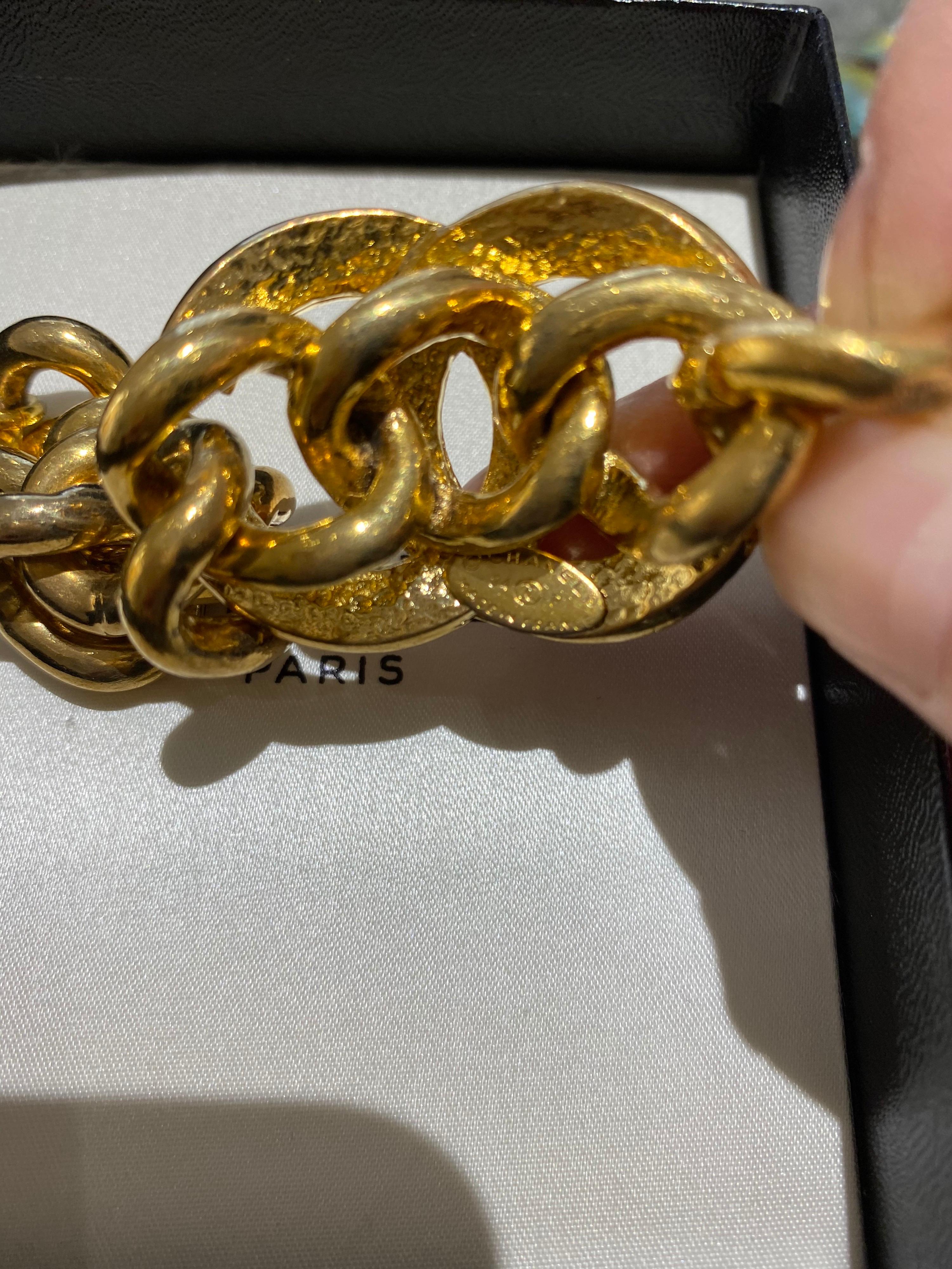 1980s CHANEL chain bracelet 3