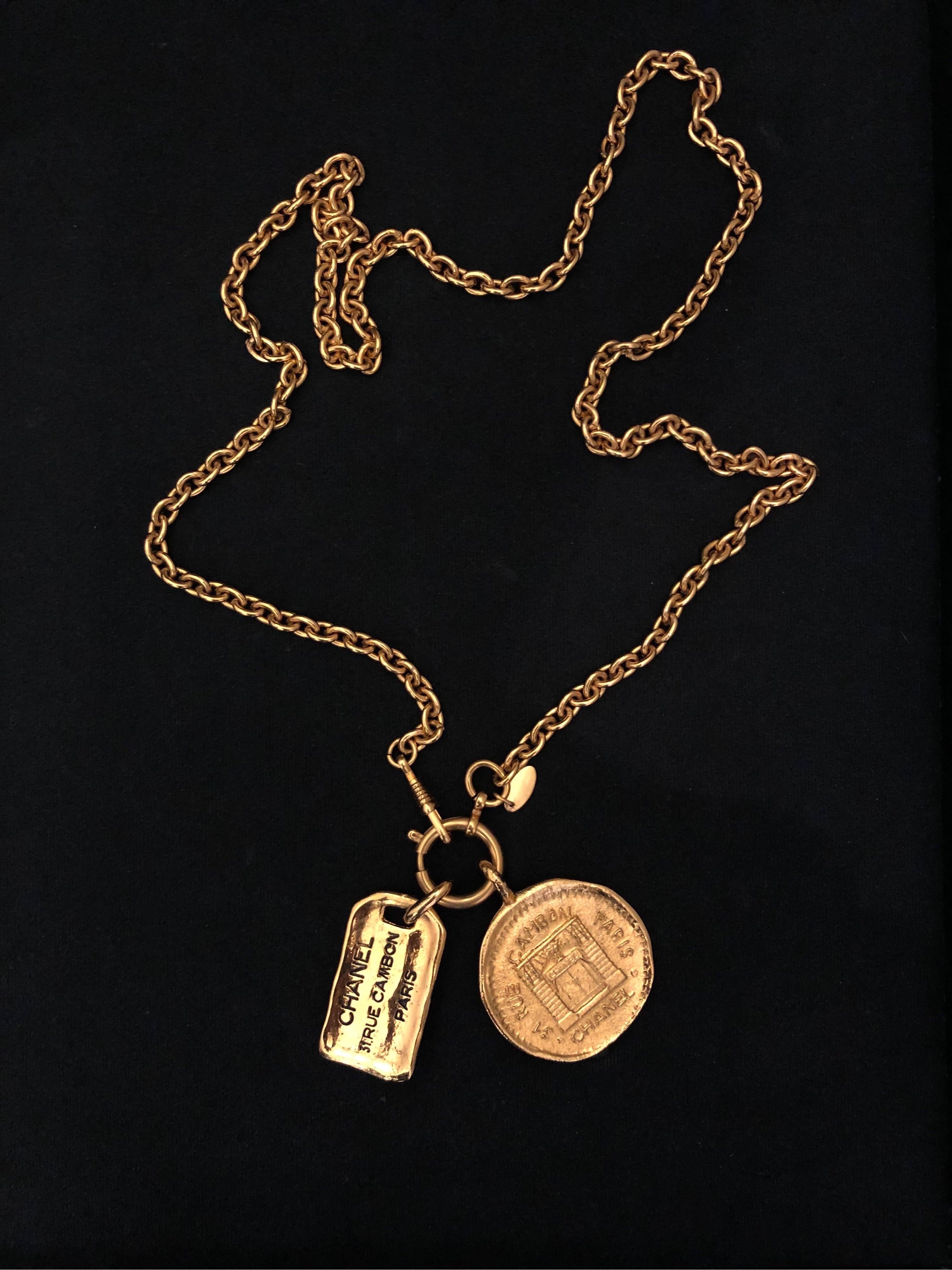 1980s charm necklace