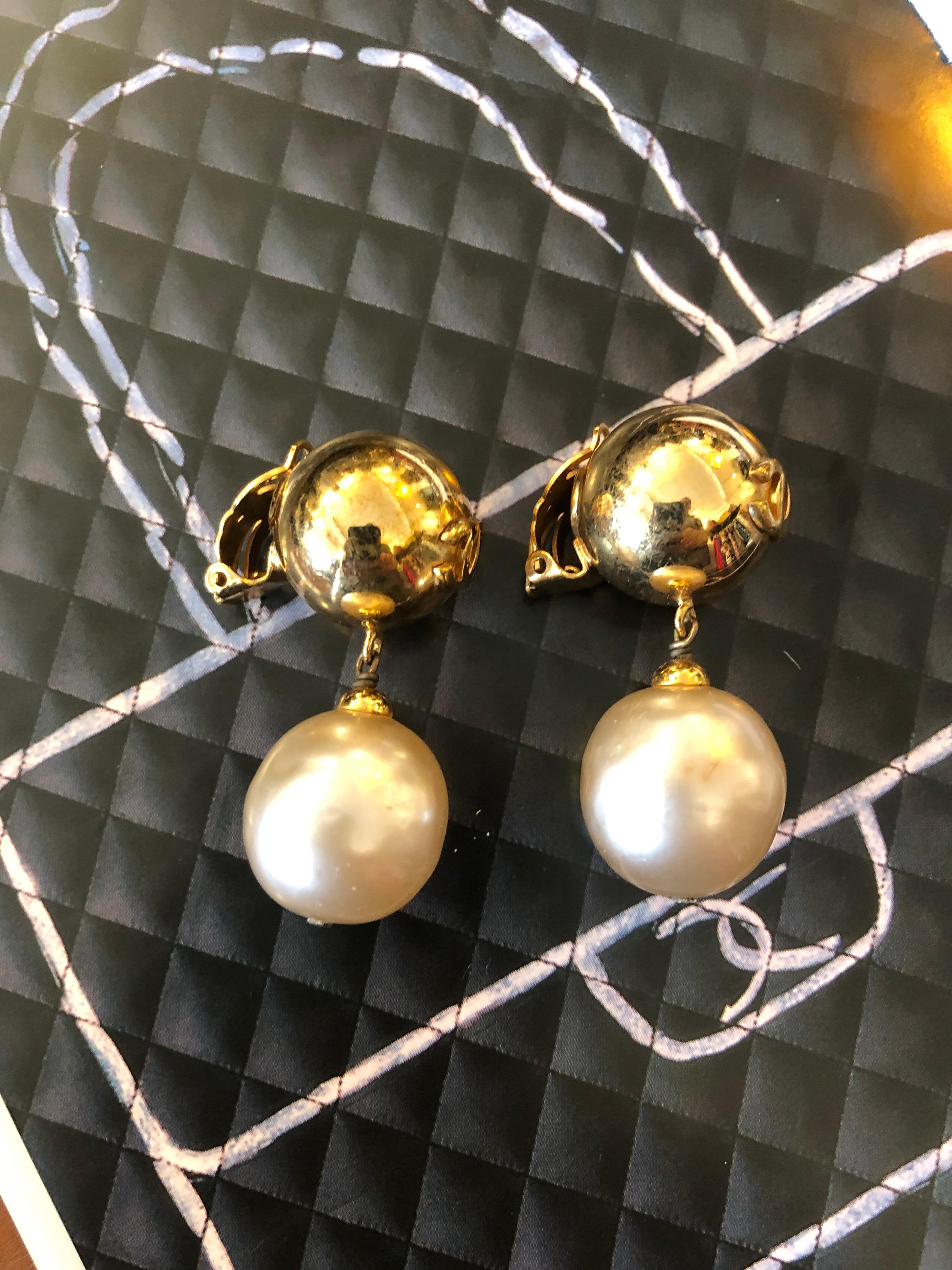 faux chanel earrings