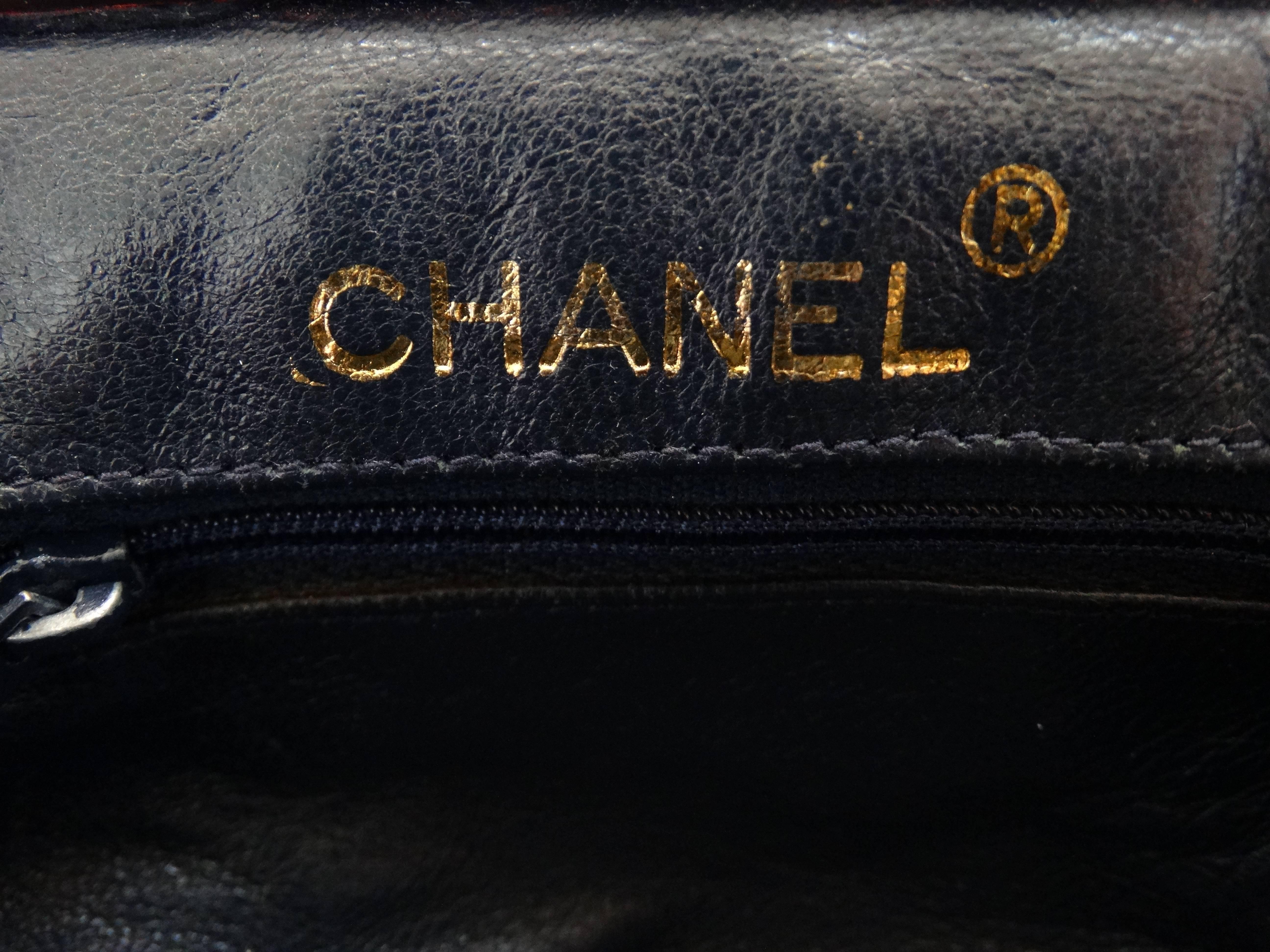 1980s Chanel Kiss-Lock Gathered Leather Bag  3