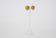 1980's Chanel Mini Lion Earrings