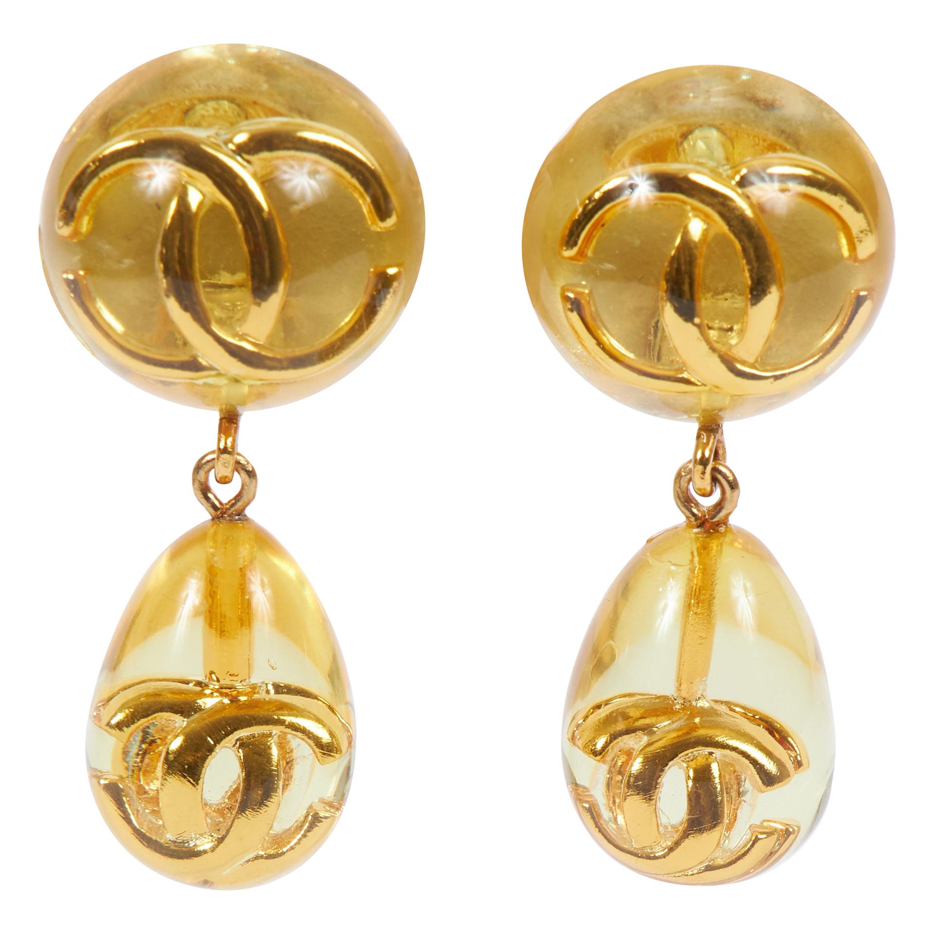 chanel designer earrings