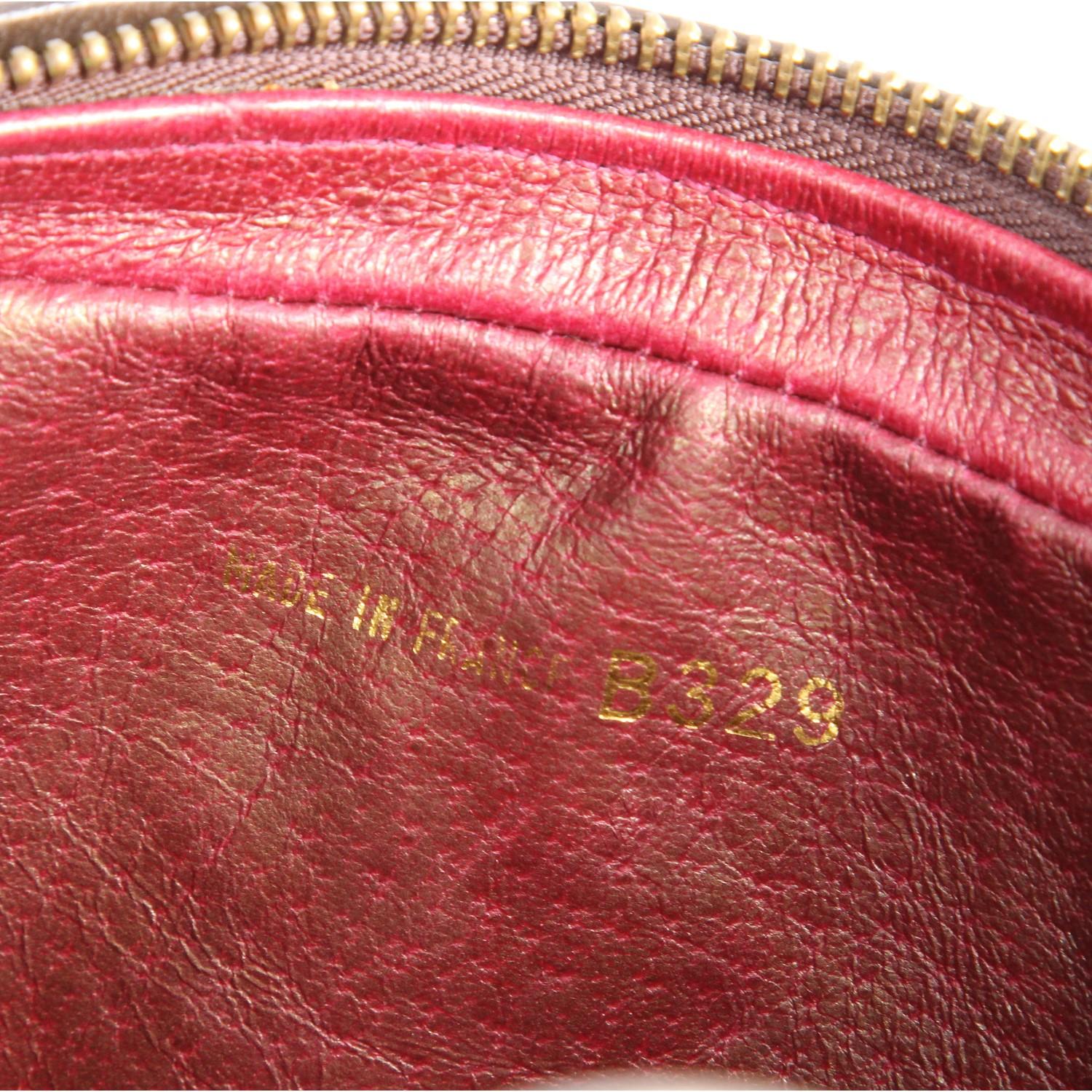 1980s Chanel Vintage Brown Lambskin Shoulder Bag 4