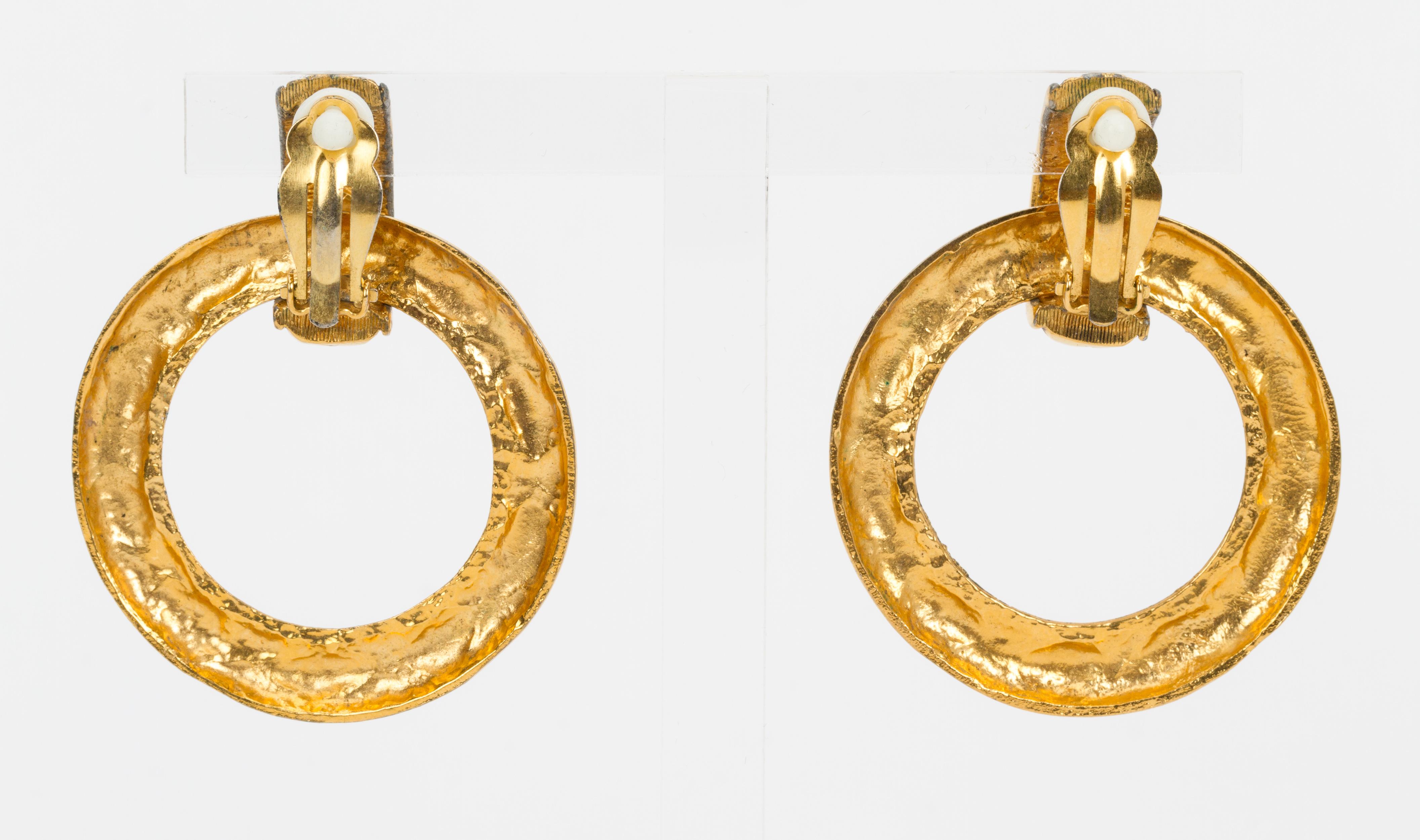 door knocker earrings 90s