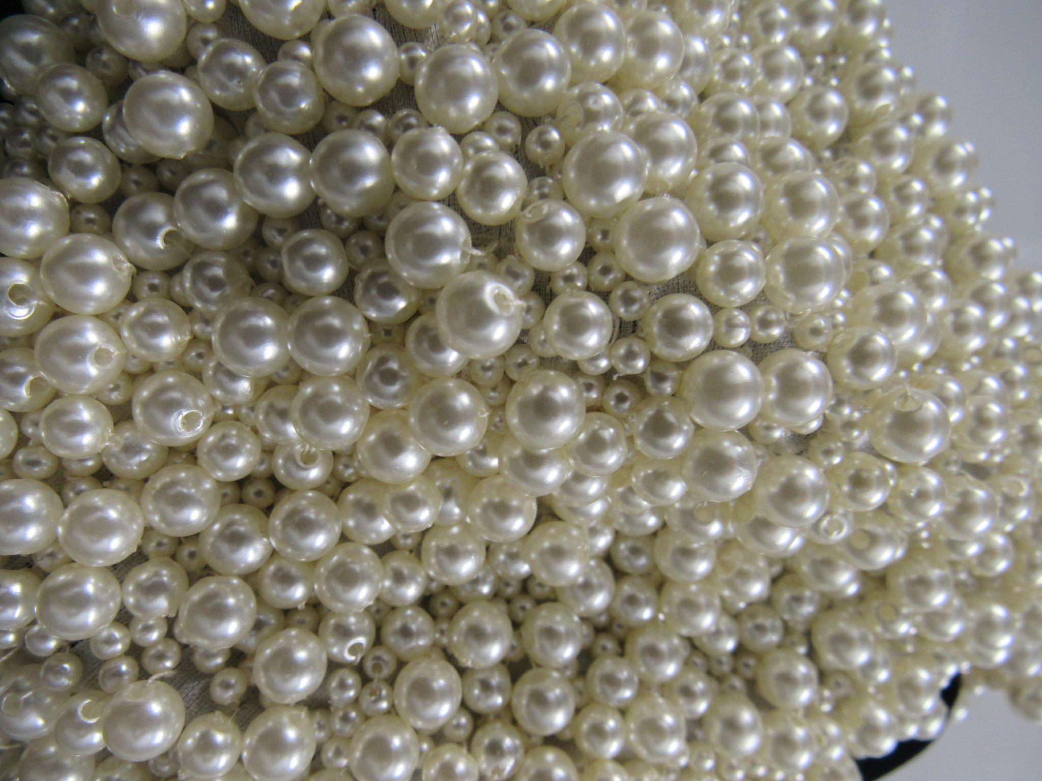 pearl embellished dress