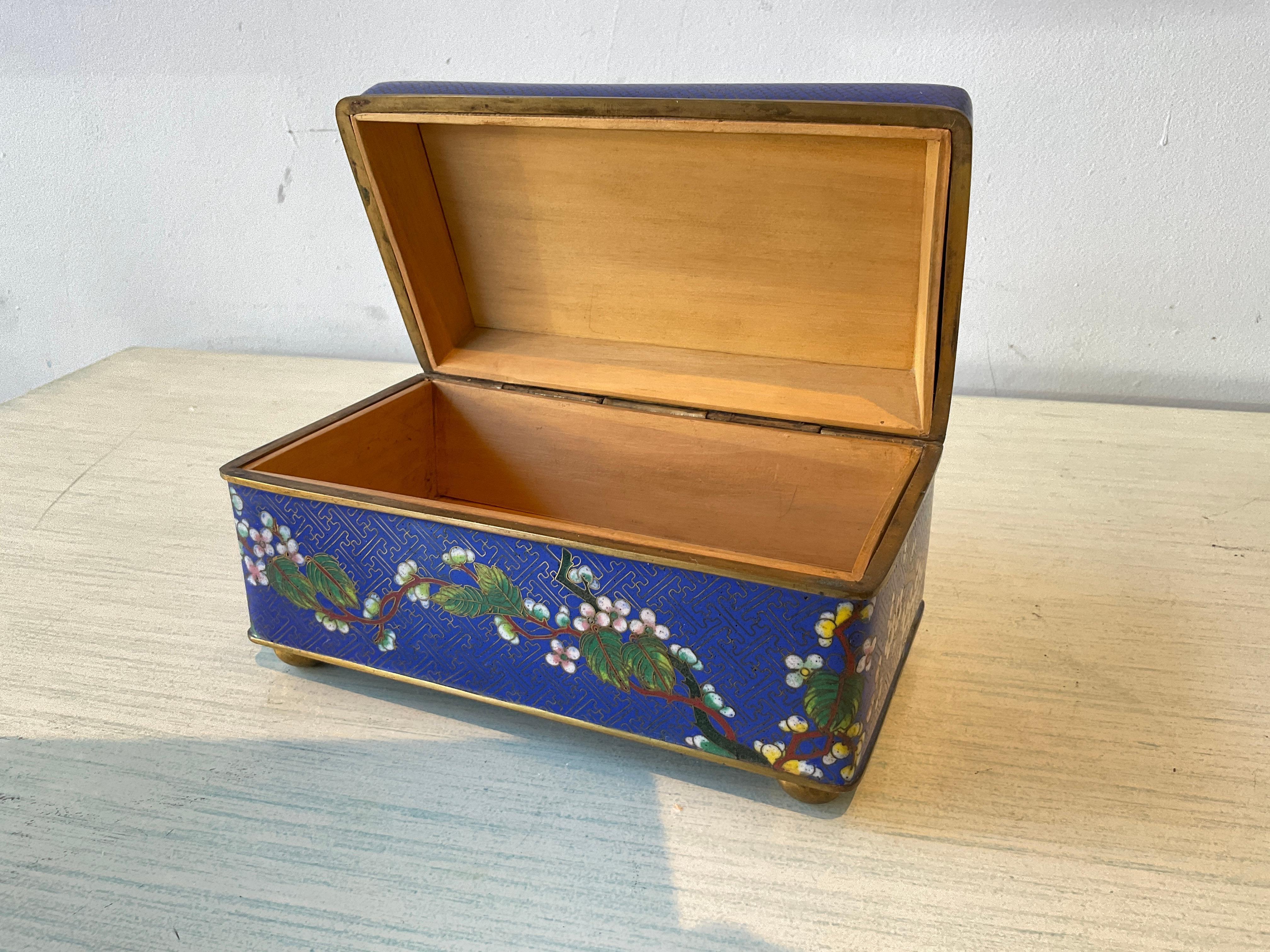 1980s Chinese Enamel Box For Sale 3