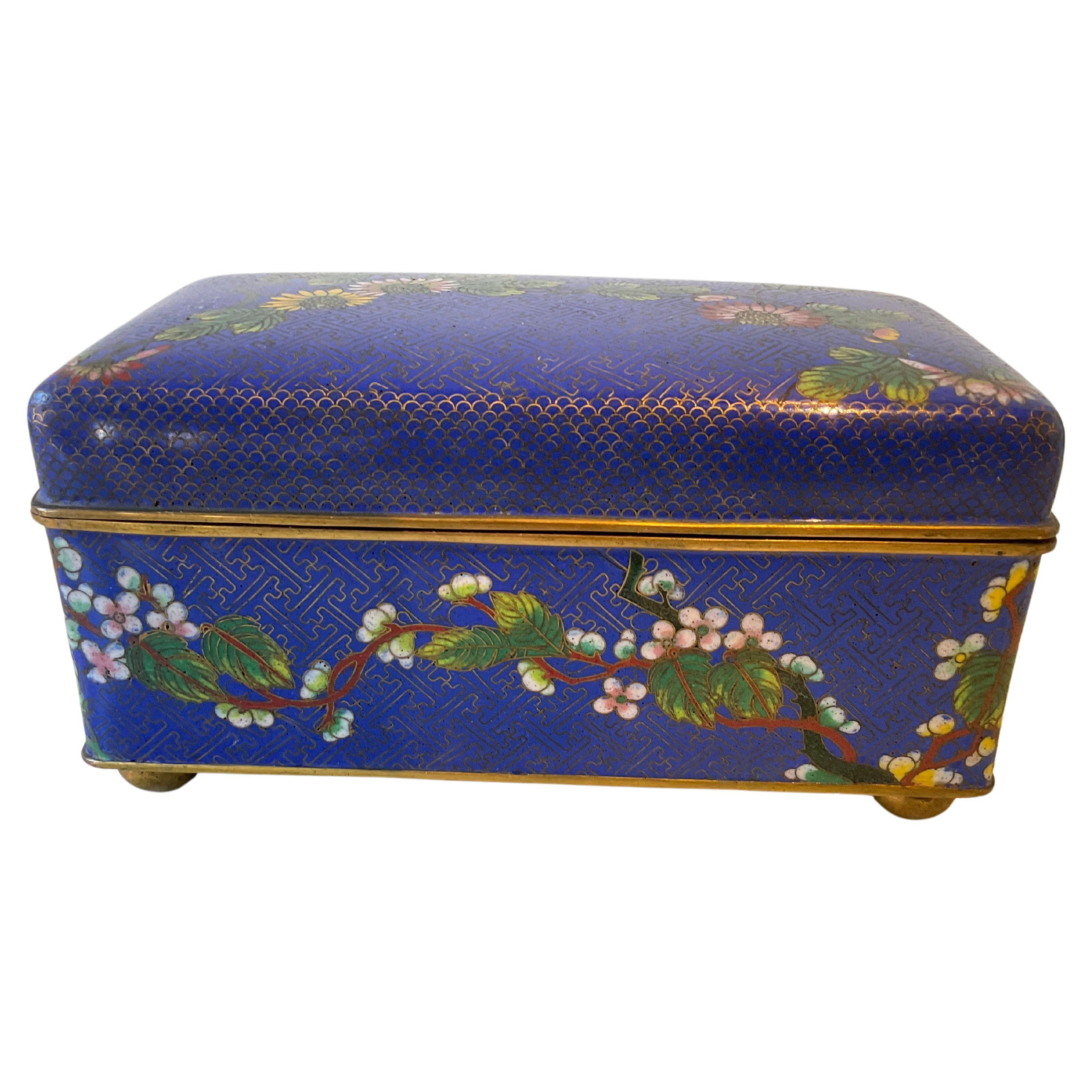 1980s Chinese Enamel Box For Sale