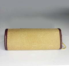 1980s Christian Dior Beige Monogram 4 Key Ring Holder