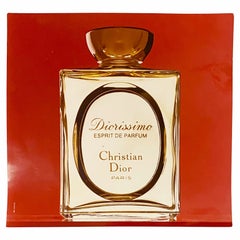 1980s Christian Dior Diorissimo Perfume Glossy Photographic Kodak Paper Poster