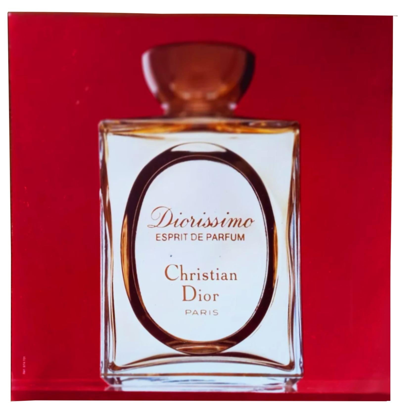 Collectable vintage Christian Dior Diorissimo glossy photographic Kodak paper poster 
Ref no 974791

Condition: vintage, 1980s, very good 

Dimensions: 26 x 27cm