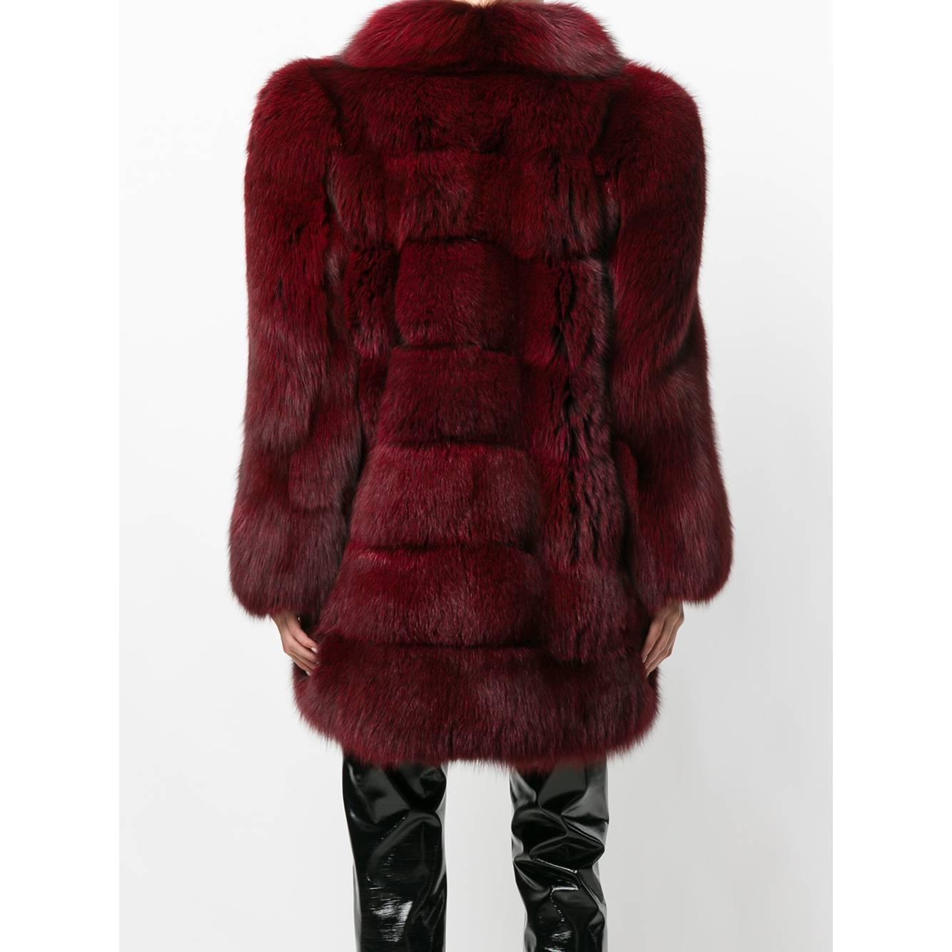 1980s Christian Dior Fox Fur Coat In Excellent Condition In Lugo (RA), IT