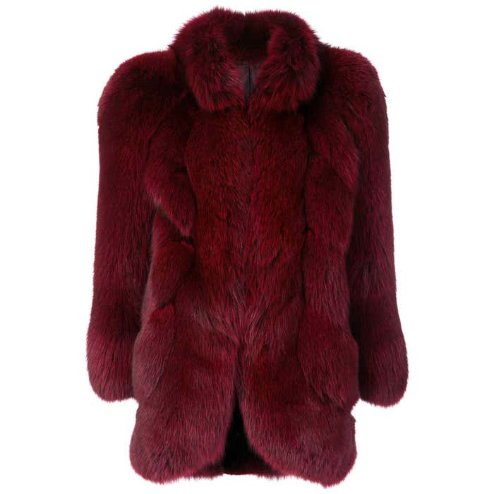 1980s Christian Dior Fox Fur Coat For Sale at 1stDibs