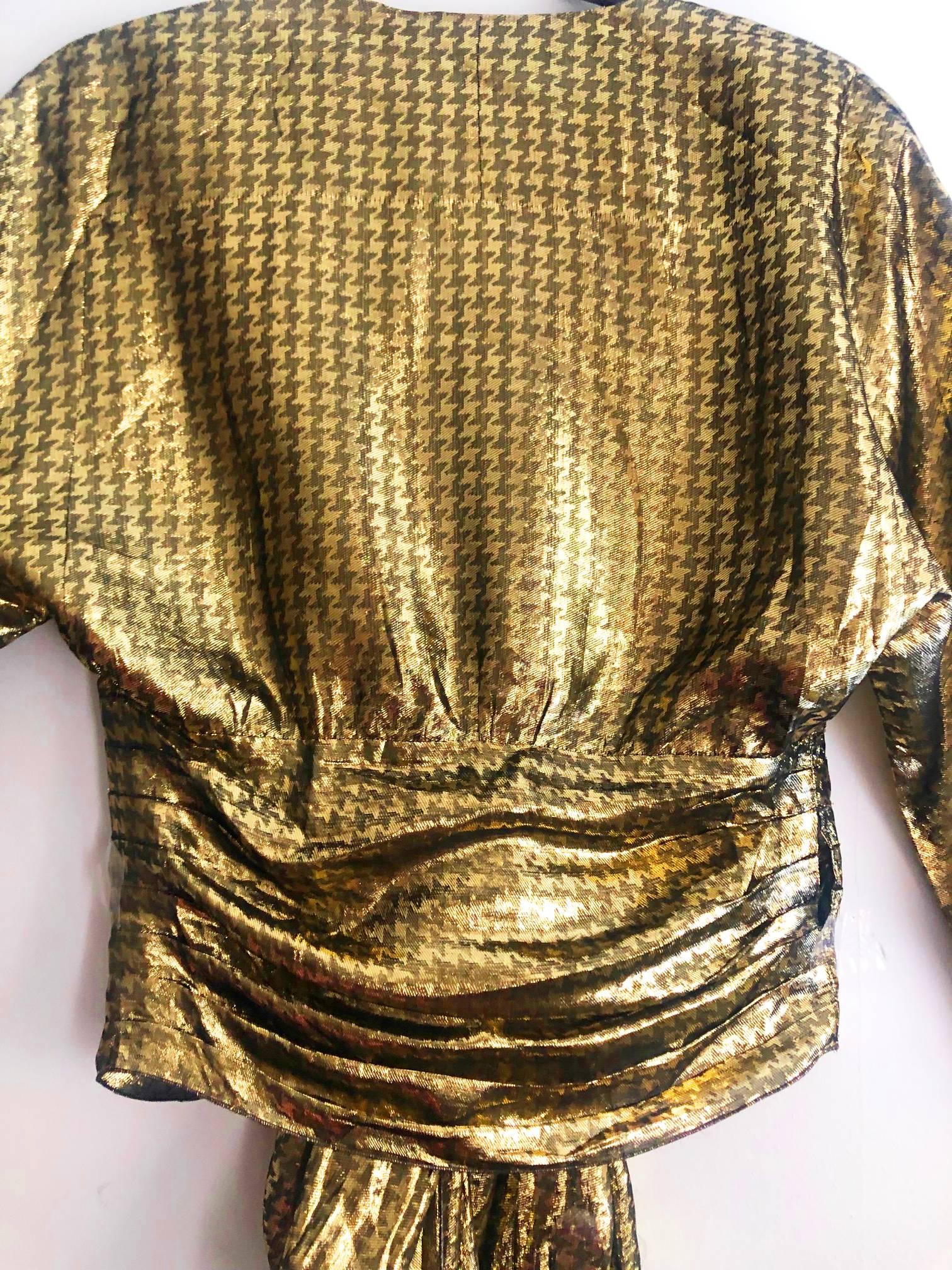 gold top blouse