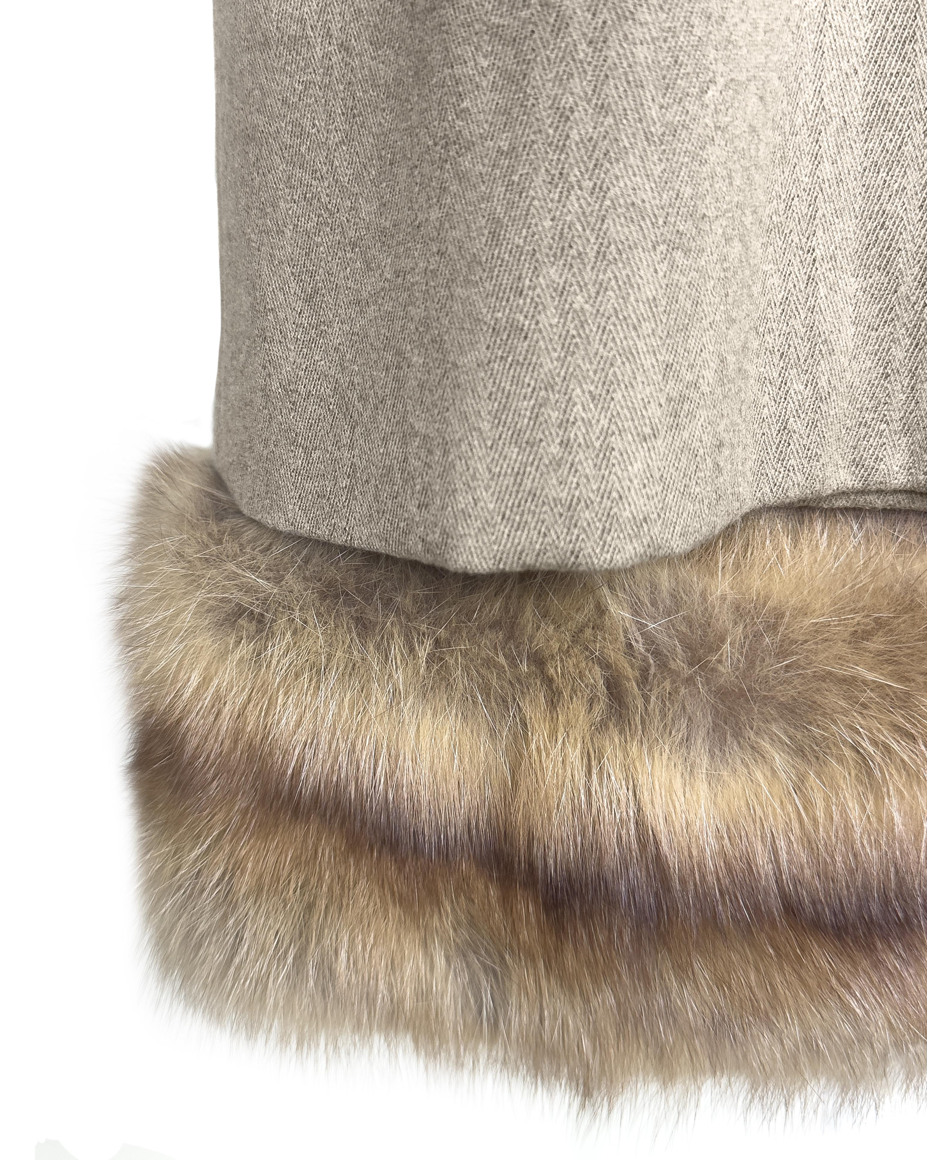 Traje de falda de Christian Dior Haute Couture de los años 80 con ribetes en venta 2