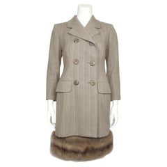 1980’s Christian Dior Haute Couture Skirt Suit with Trim