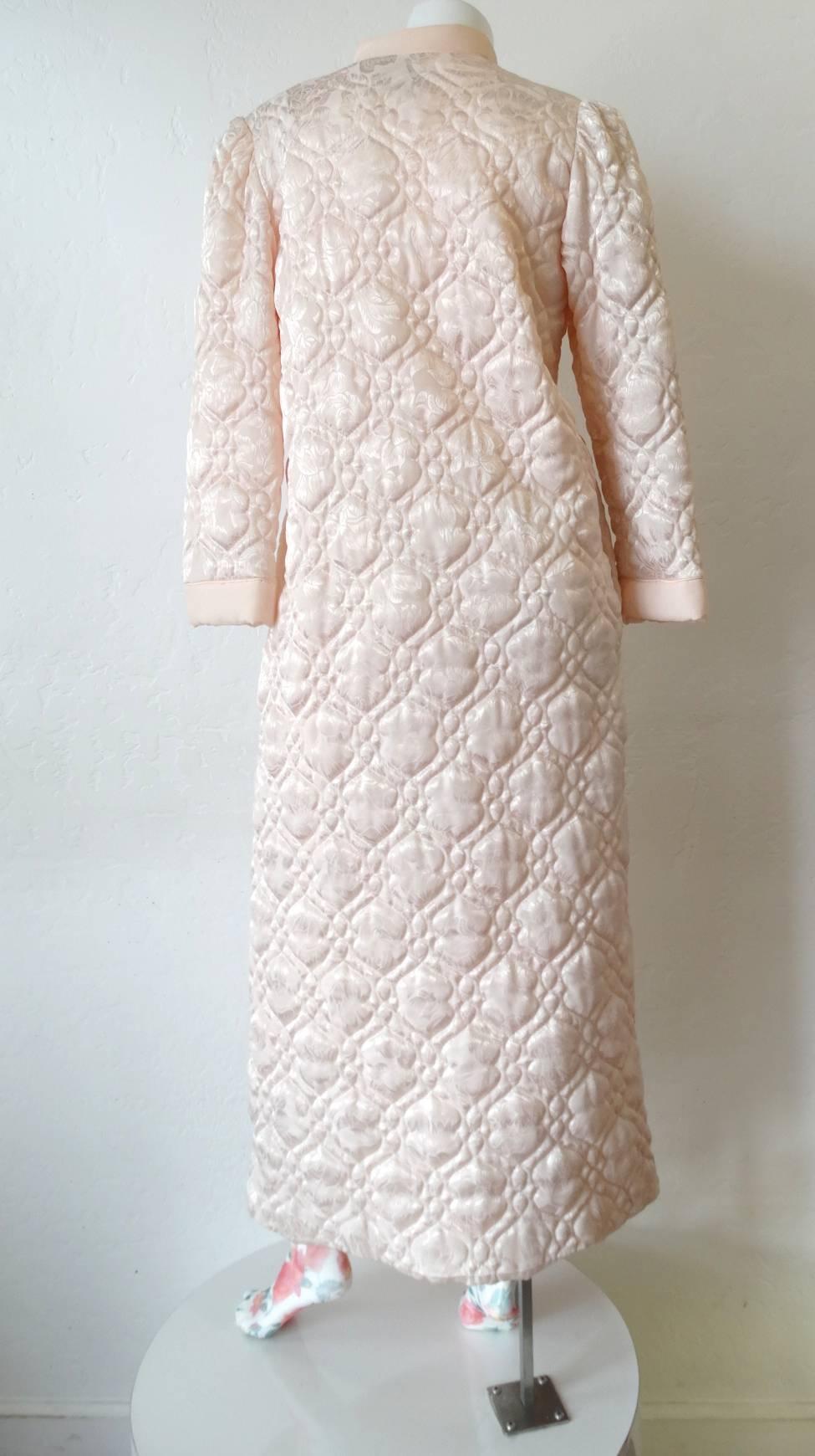 Women's 1980s Christian Dior Loungewear Quilted Coat 