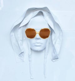 1980s Christian Dior Oversized Crystal Sunglasses