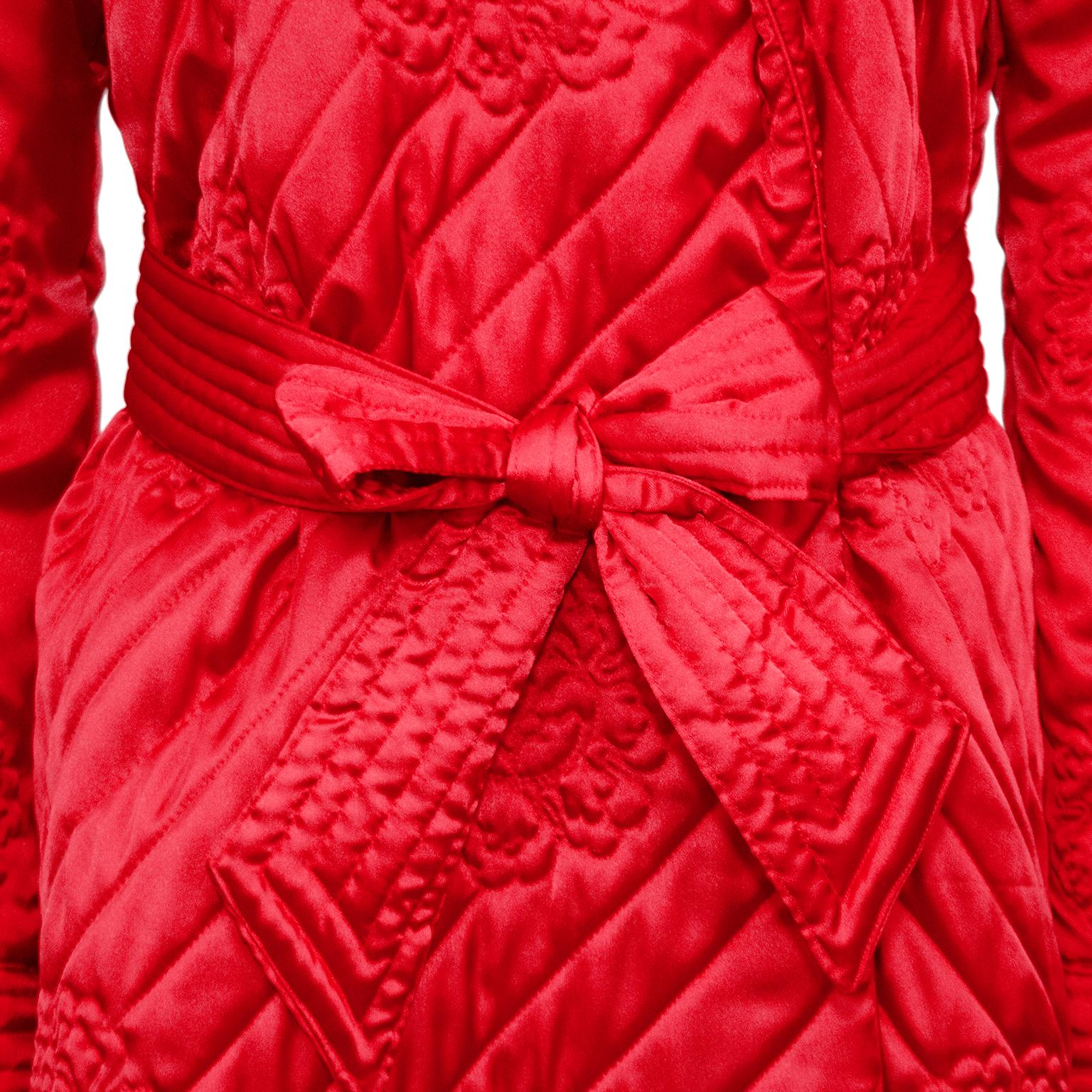quilted robe