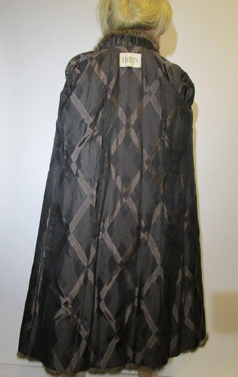1980s CHRISTIAN DIOR Russian Sable Fur Coat Full Length Vintage  For Sale 8