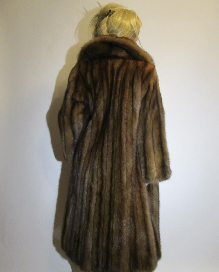 Women's 1980s CHRISTIAN DIOR Russian Sable Fur Coat Full Length Vintage  For Sale