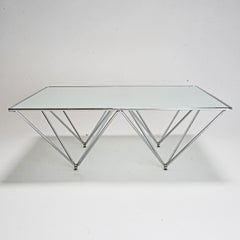 1980s Chrome Coffee Table by Paolo Piva Alanda for B&B Italia