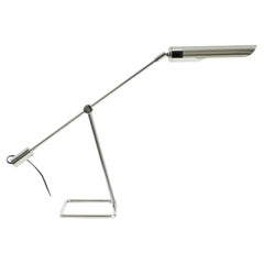 1980s chrome-plated metal table lamp by Abo Randers for IKEA