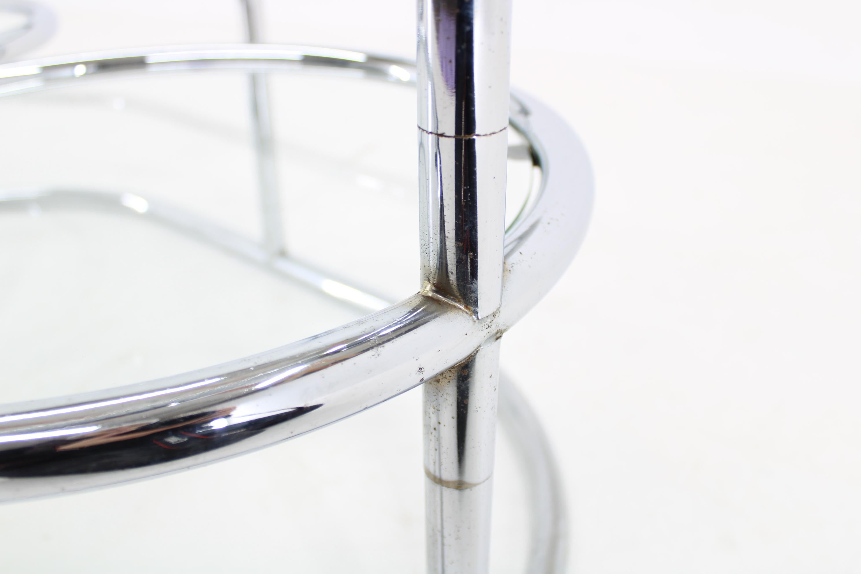 1980s Chrome Plated Tubular Coffee Table with Glass Top, Germany 4