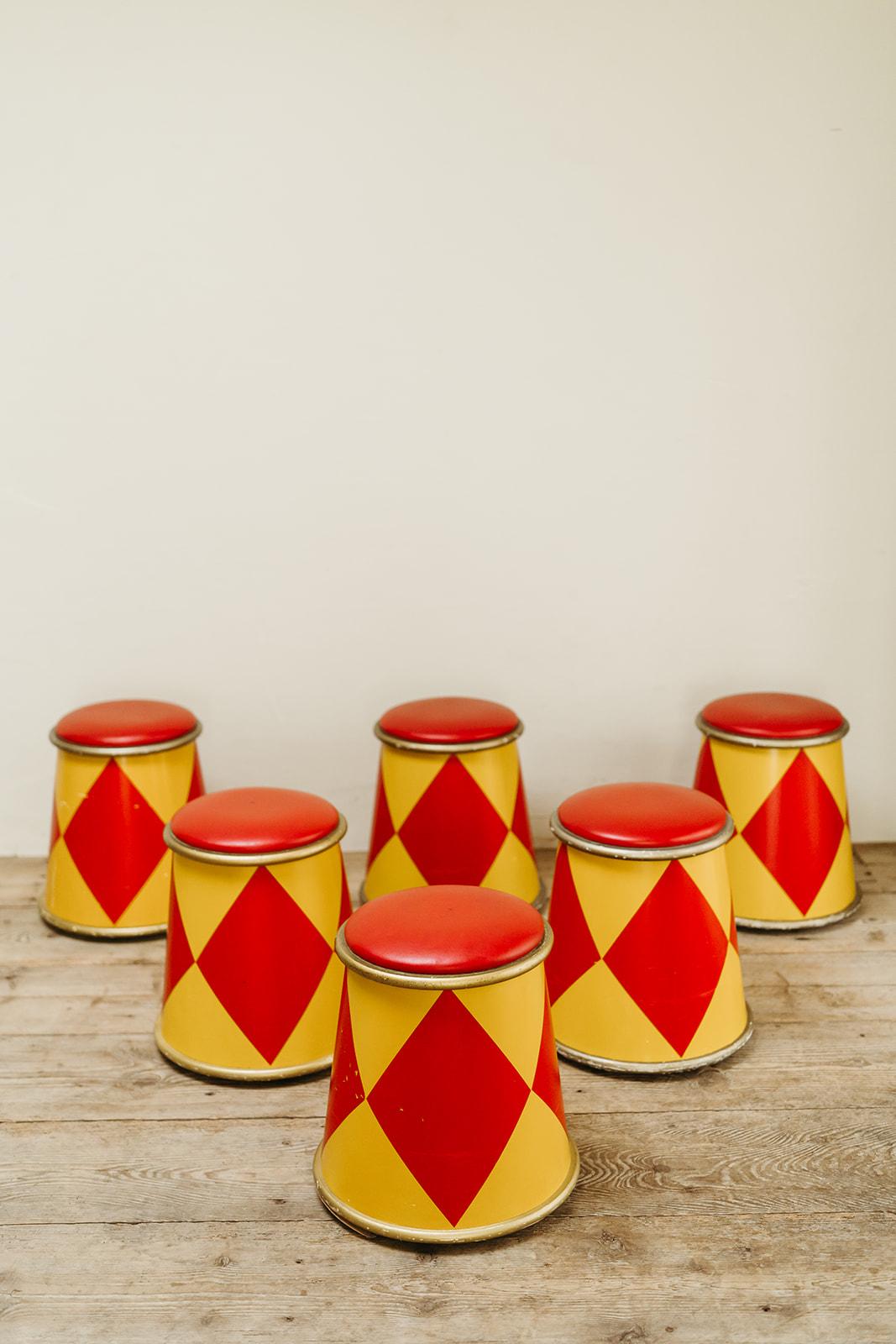 1980's circus stools from Eurodisney Hotel in Paris  For Sale 1