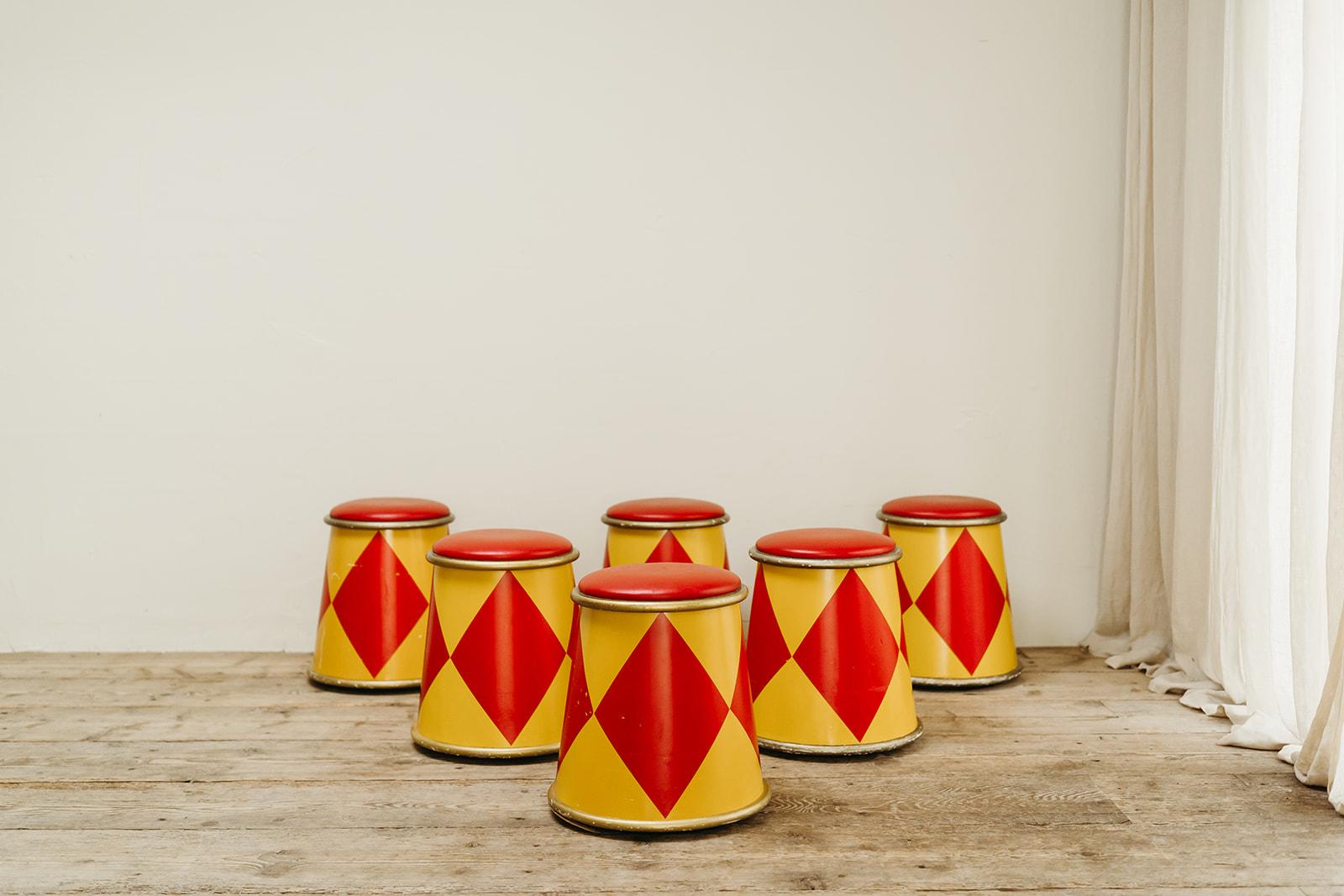 1980's circus stools from Eurodisney Hotel in Paris  For Sale 2