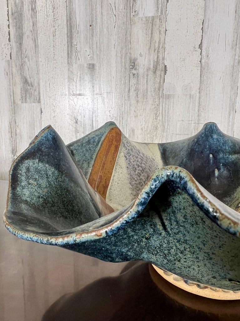 1980s Clam Shell Design Bowl For Sale at 1stDibs