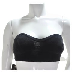 1980s Claude Montana Black Bandeau