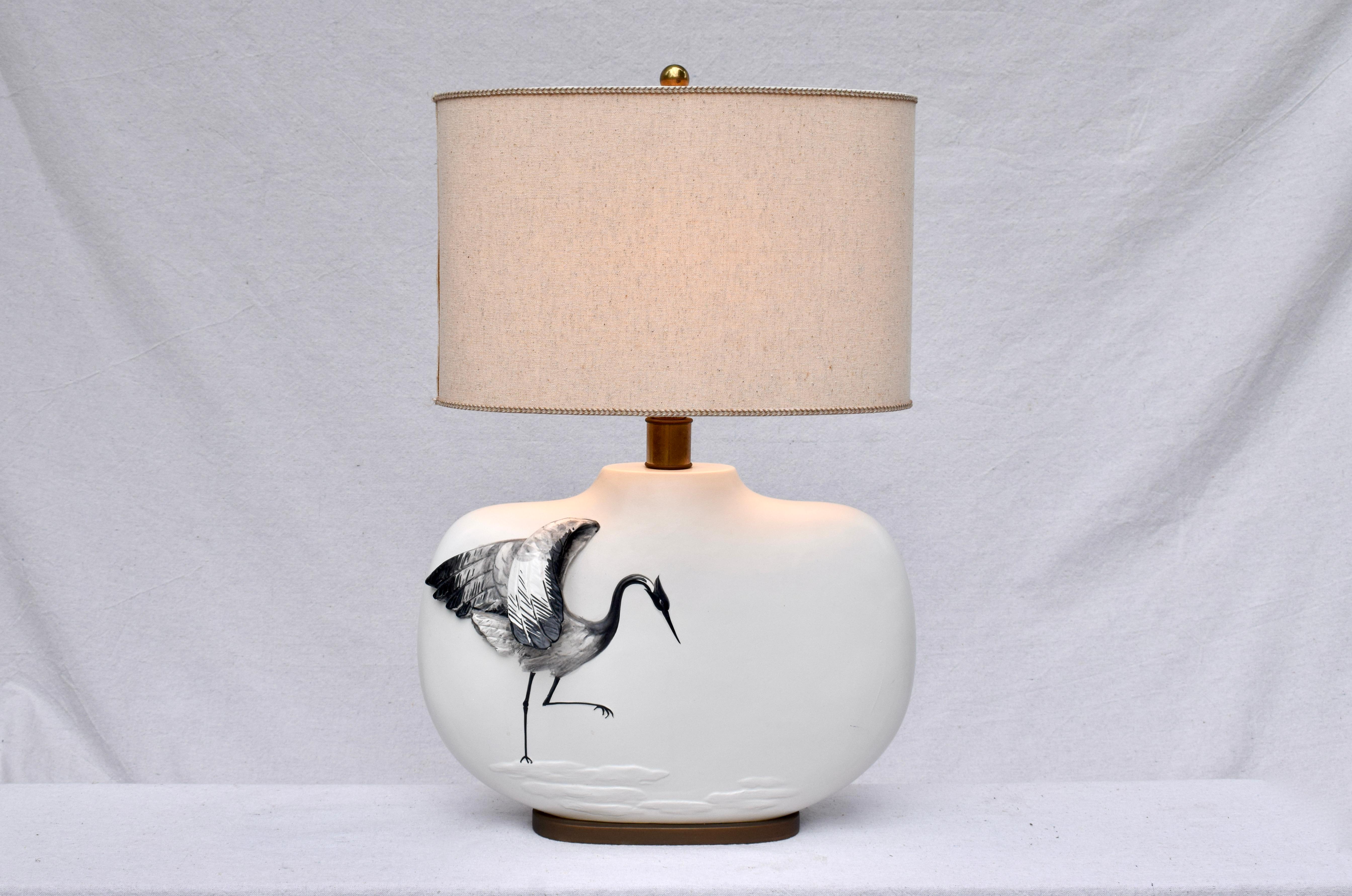 Modern 1980's Coastal Chapman Table Lamps, Pair For Sale