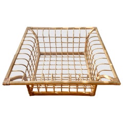 1980s Coastal Modern Bamboo Coffee Table 1980s Coastal Modern Bamboo Coffee Table