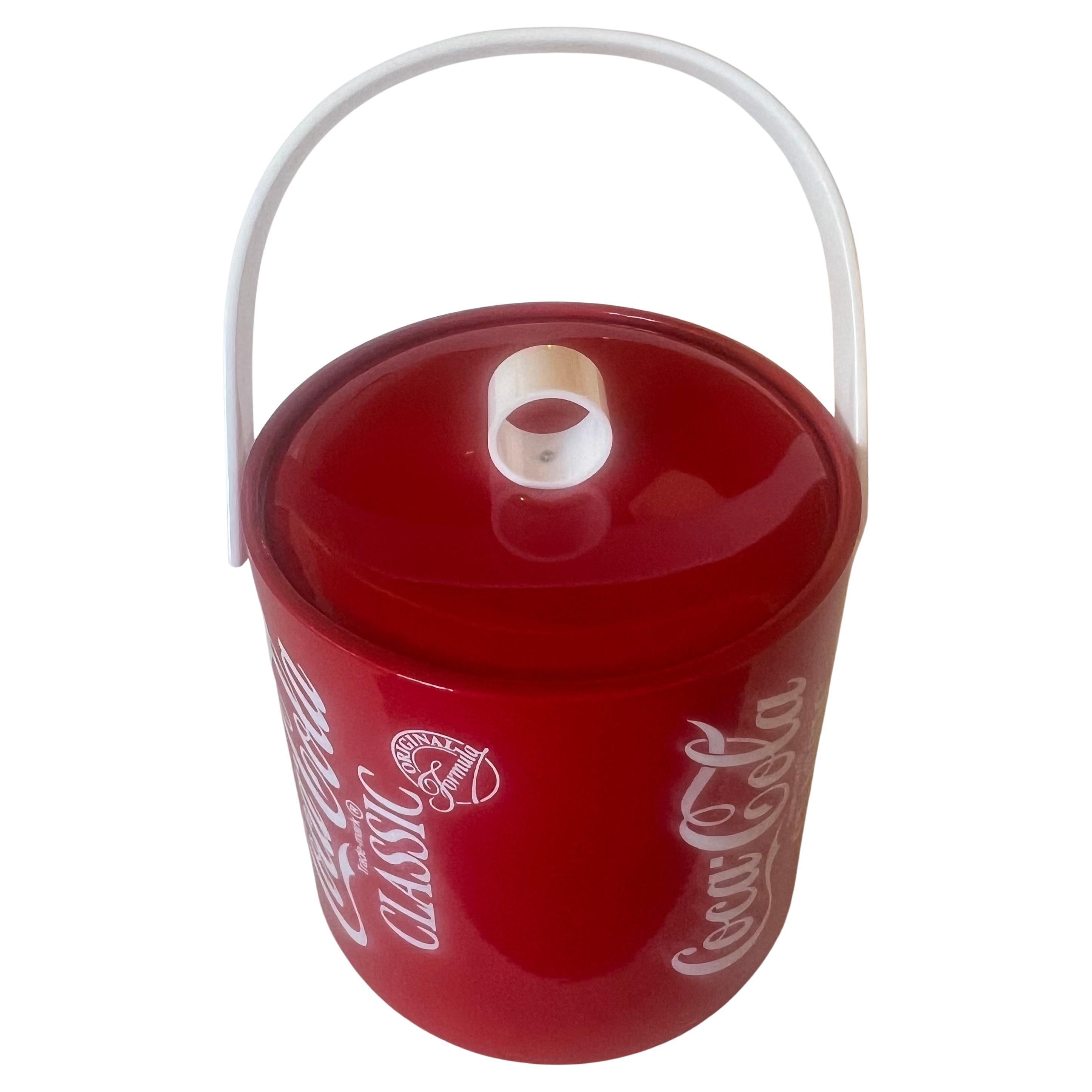 1980's Coca Cola Classic Ice Bucket New Never Used Rare Collectible (amerikanisch) im Angebot
