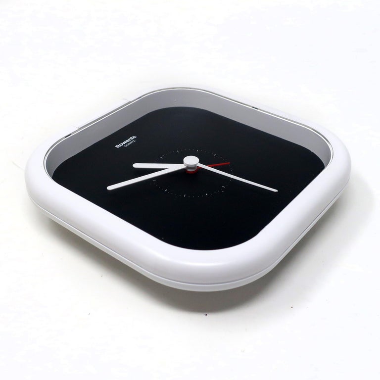 1980s Combi Line Desk or Wall Clock by Rowenta at 1stDibs | rowenta clock