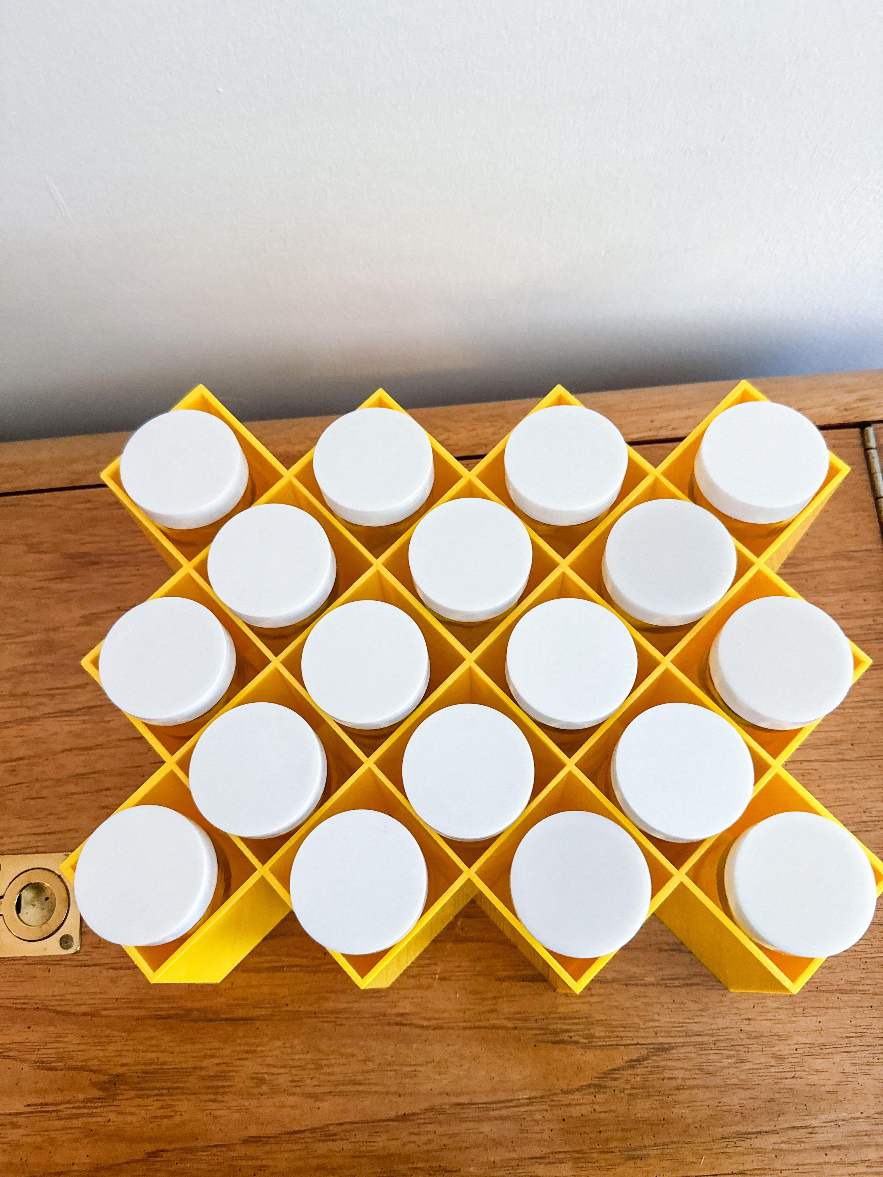 1980s Copco Postmodern Memphis Yellow Hanging Spice Rack New Old Stock Original 3
