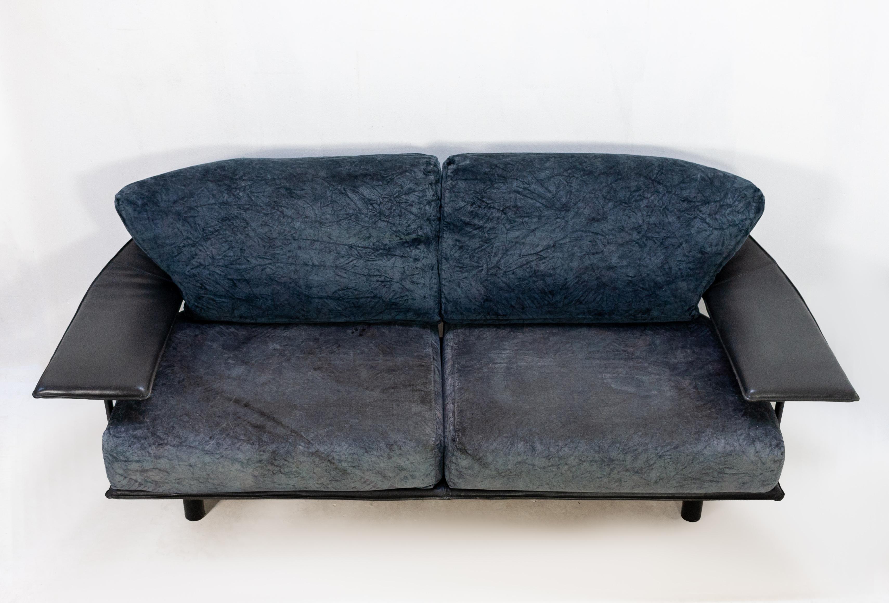 1980s COR Germany Curved Loveseat at 1stDibs