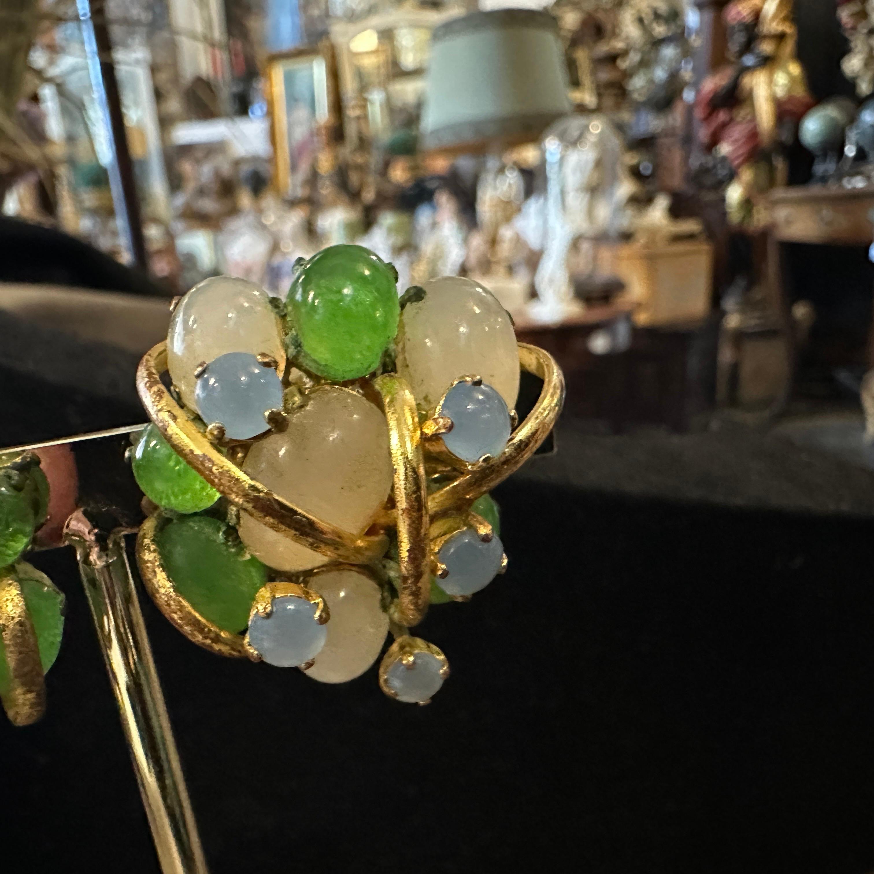 1980er Kostümschmuck-Ohrclips von Christian Dior im Angebot 6