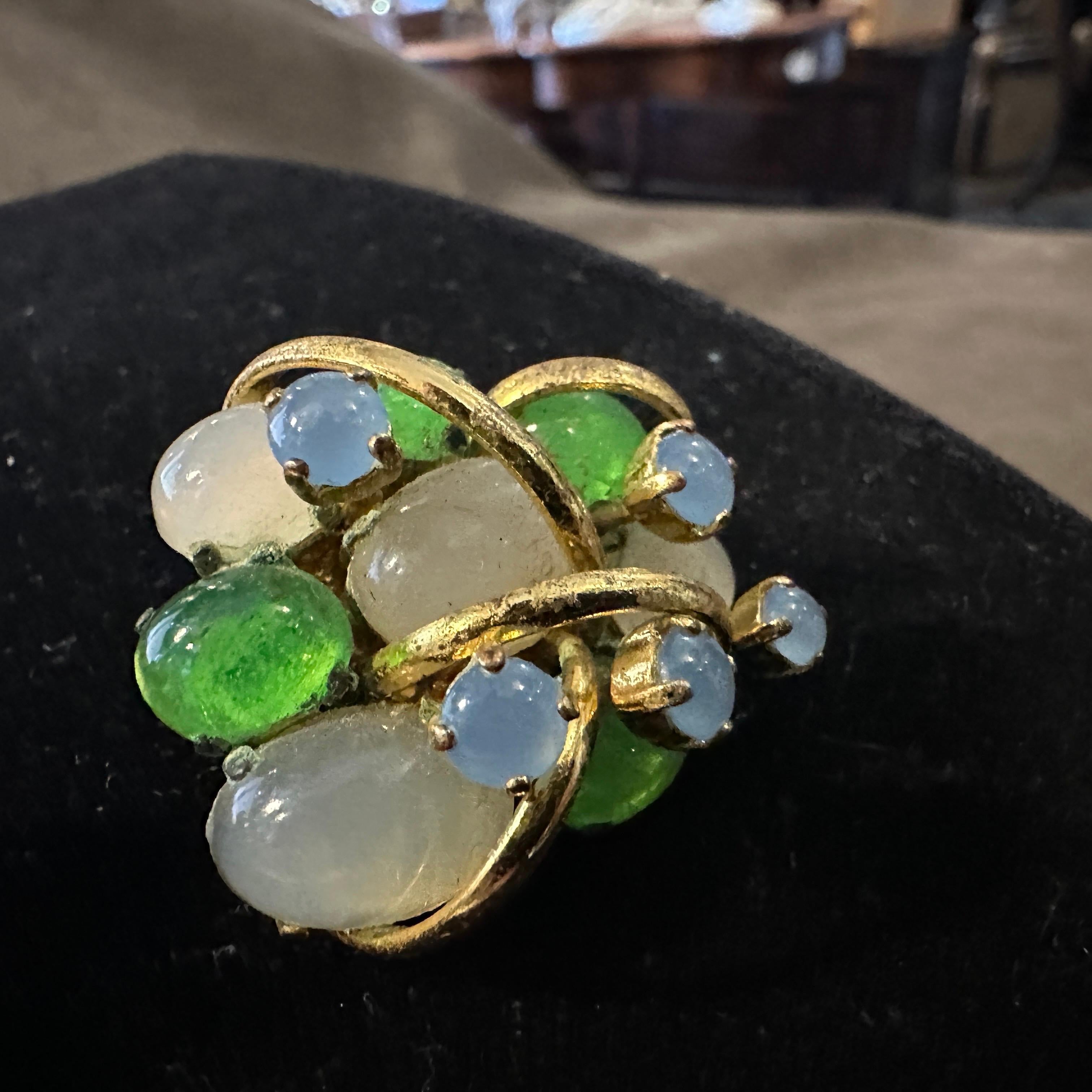 1980er Kostümschmuck-Ohrclips von Christian Dior (Moderne) im Angebot