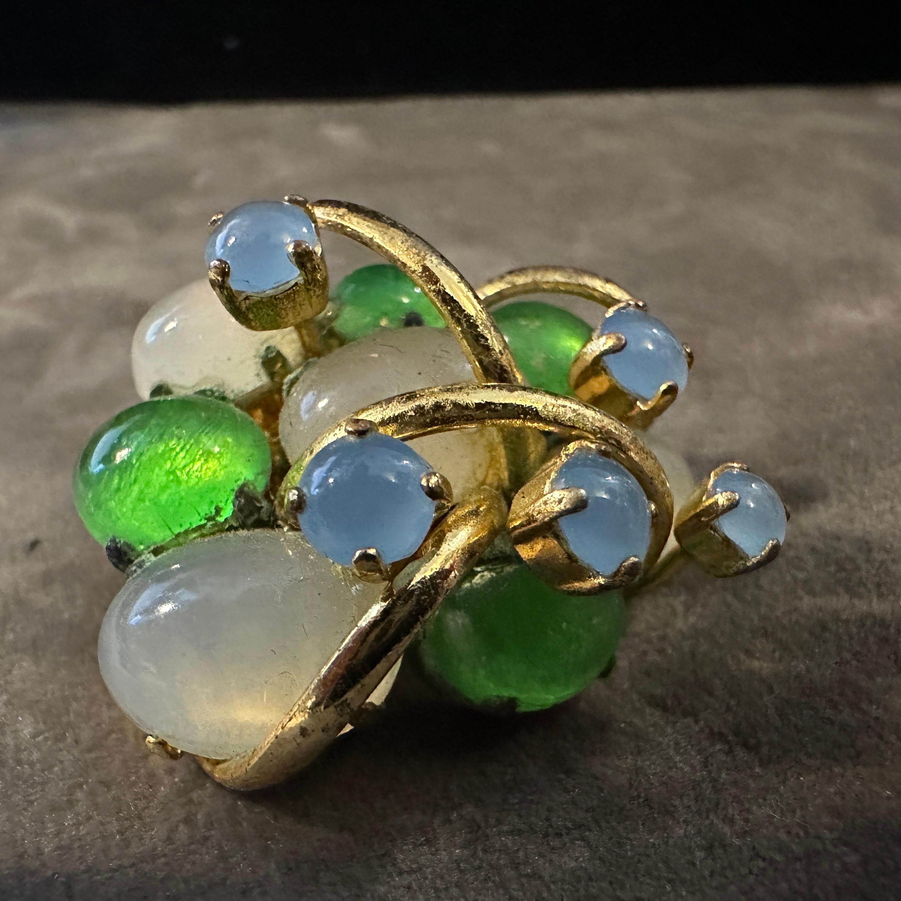 1980er Kostümschmuck-Ohrclips von Christian Dior Damen im Angebot