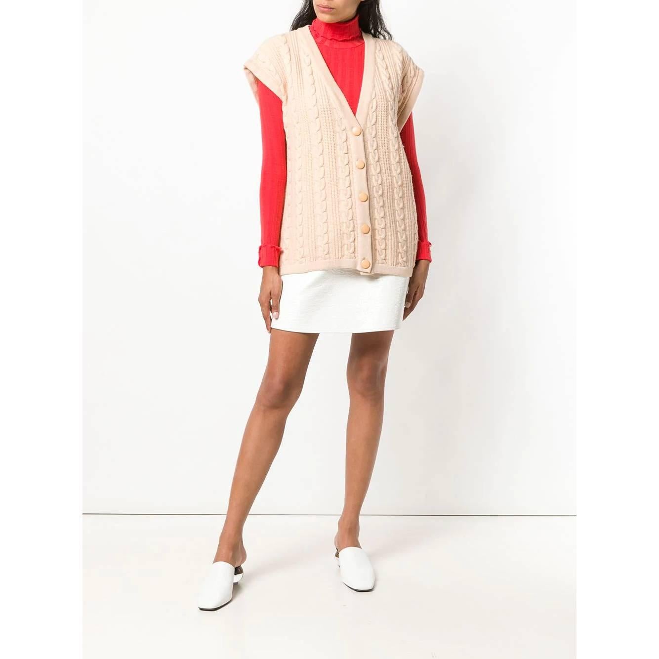 Women's 1980s Courrèges Knitted Vest
