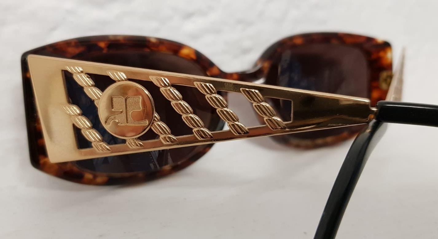 1980's Courrèges Sunglasses 9526 In New Condition For Sale In Madrid, Spain
