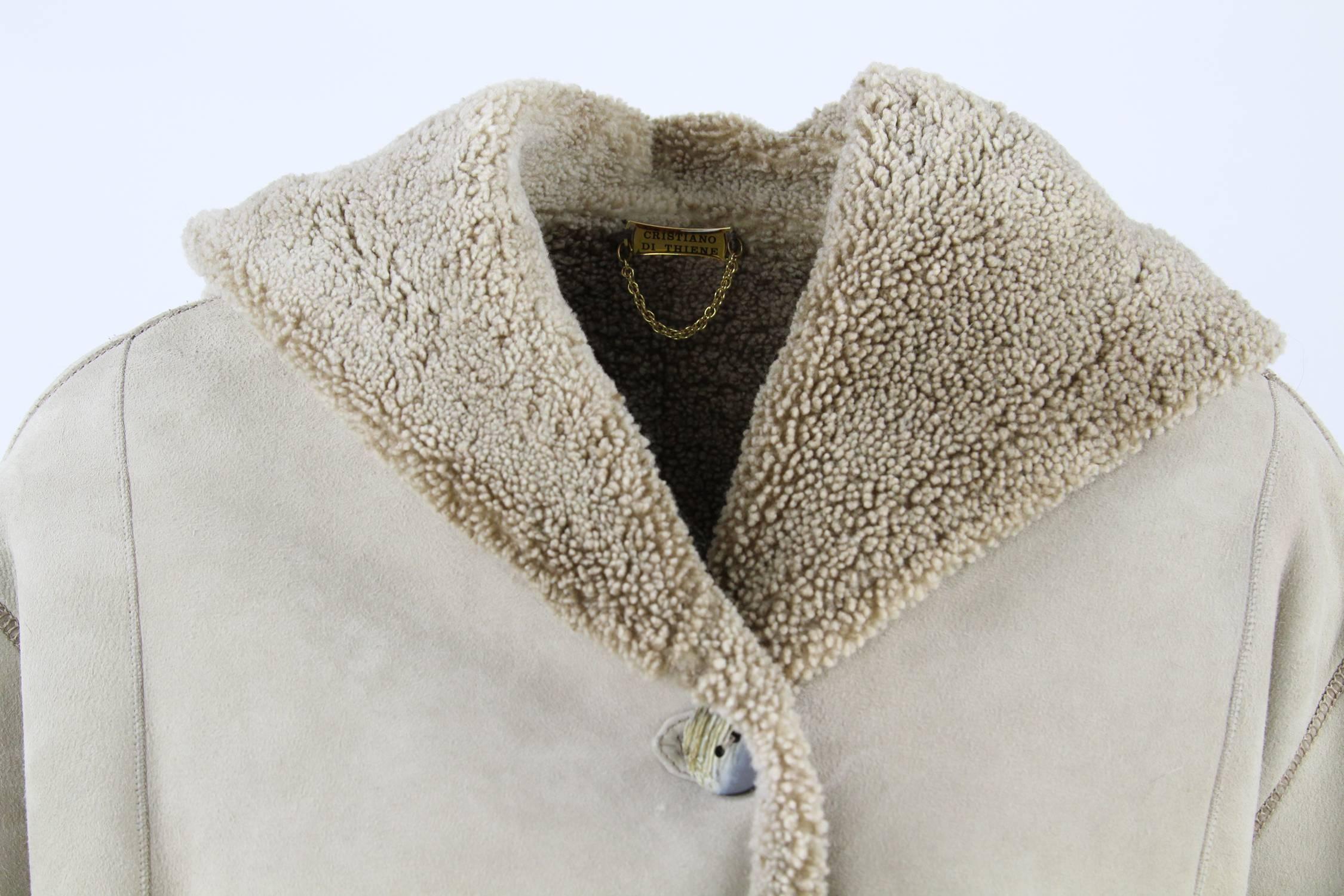 1980s sheepskin coat